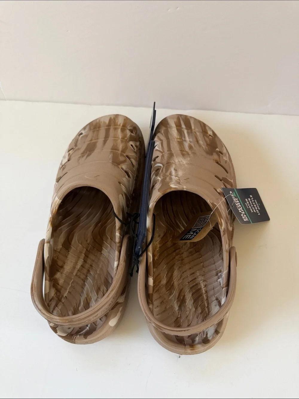 New Men’s Rugged Shark Comfort EVA Clog Sandals
